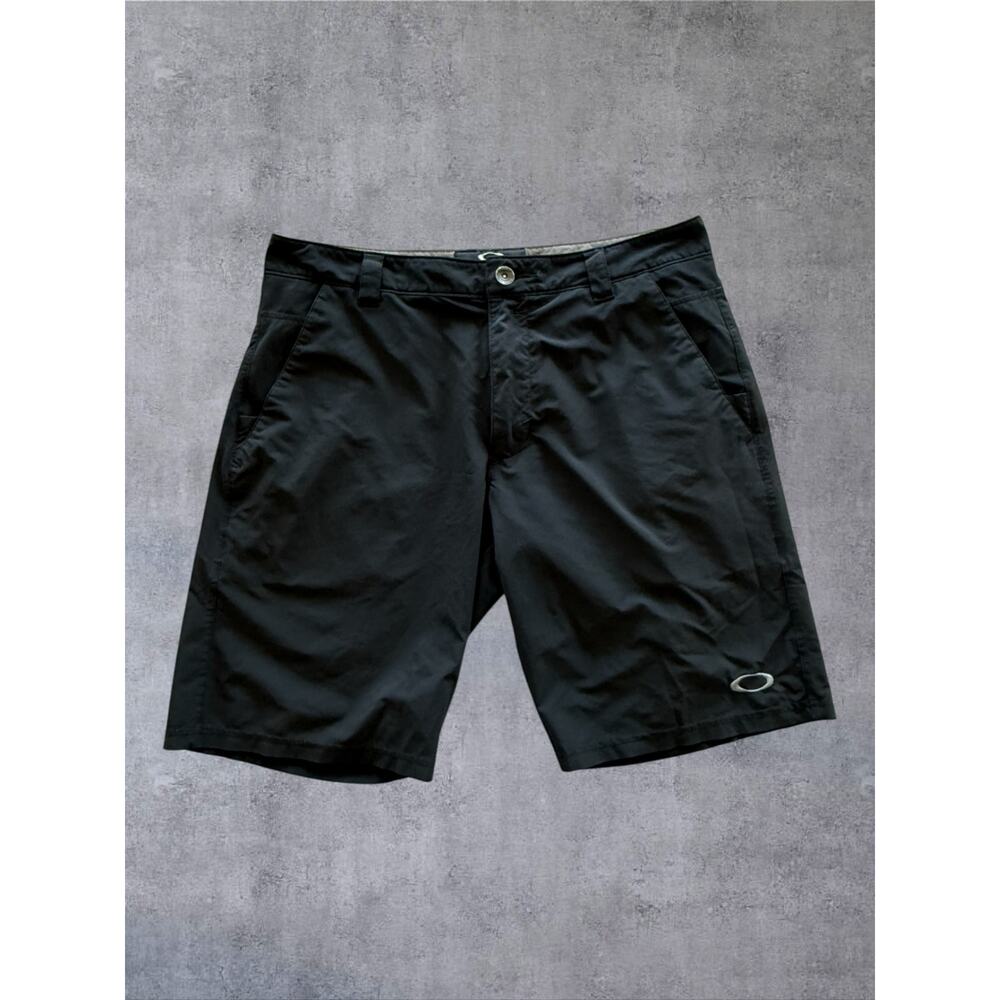 Oakley Men's Take Pro Golf Shorts Black Stretch Performance Hybrid Size 33